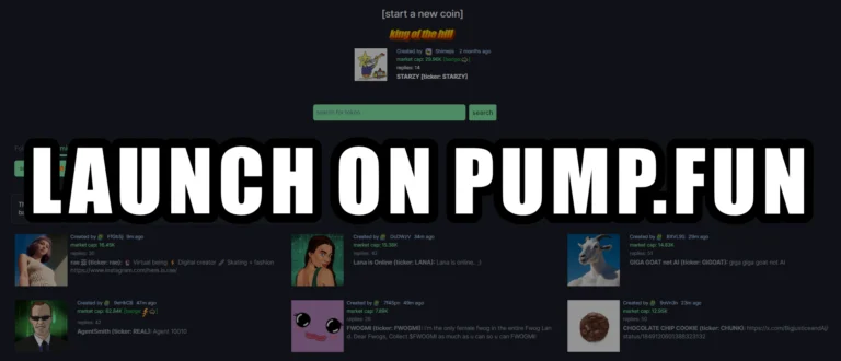 How to Launch On pump.fun